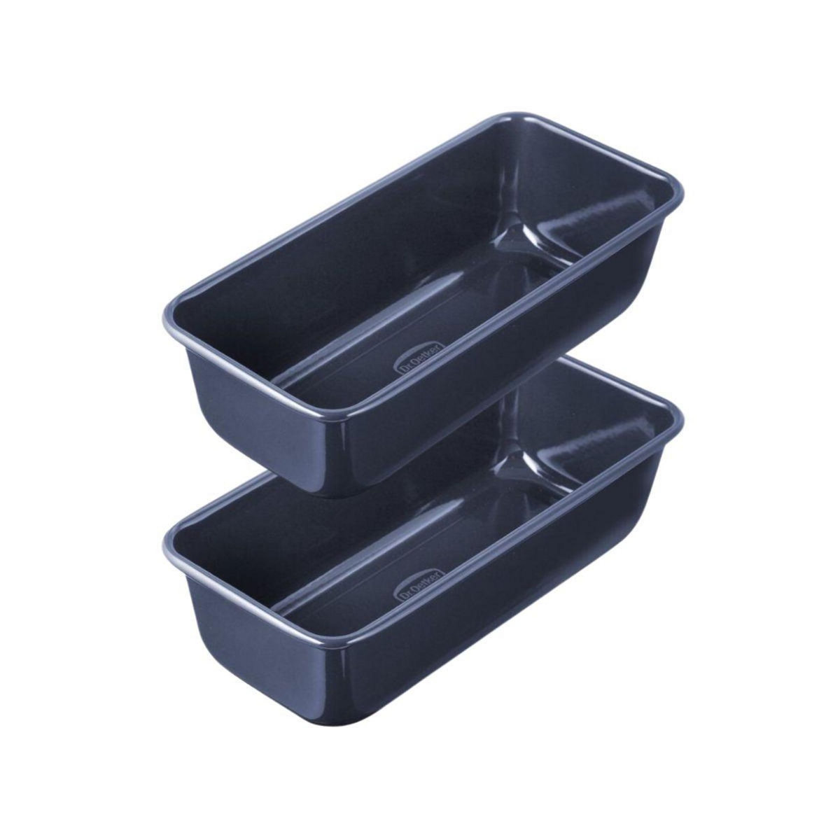 DR.OETKER Lot de 2 moules à cake coins arrondis 25 cm Dr. Oetker Back Liebe