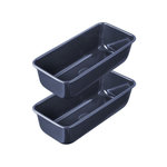 DR.OETKER Lot de 2 moules à cake coins arrondis 25 cm Dr. Oetker Back Liebe