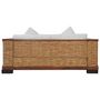 Voir la diapositive 4 : VIDAXL Canape a 2 places avec coussins Marron Rotin naturel