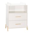 BABY PRICE Commode 2 Tiroirs et 1 Niche - JOY NATUREL