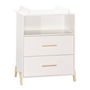 Voir la diapositive 1 : BABY PRICE Commode 2 Tiroirs et 1 Niche - JOY NATUREL