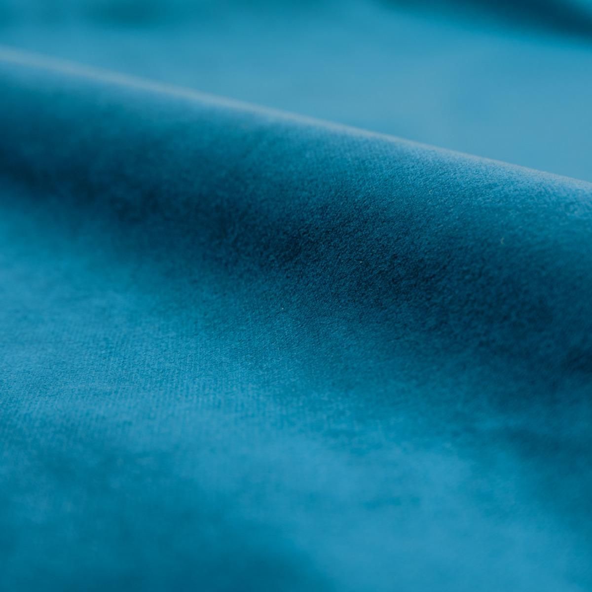 Rendez vous déco Lot de 2 chaises de bar 75 cm en velours bleu - Mazzia