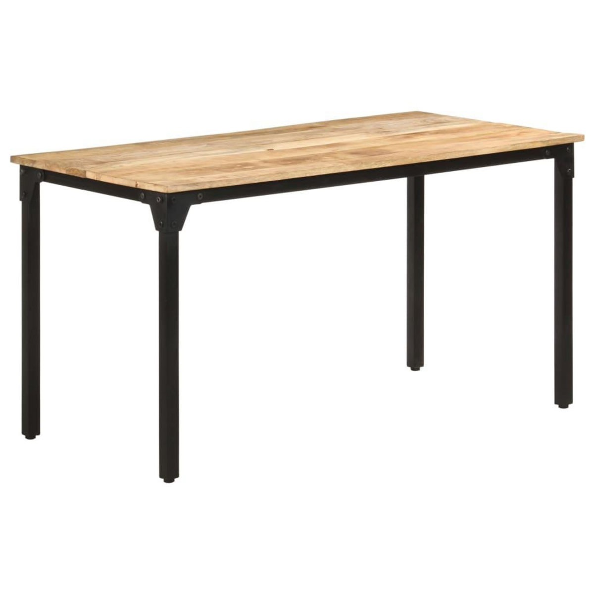 VIDAXL Table de salle a manger 140x70x76 cm Bois de manguier brut