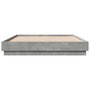 Voir la diapositive 4 : VIDAXL Cadre de lit sans matelas gris beton 120x200 cm