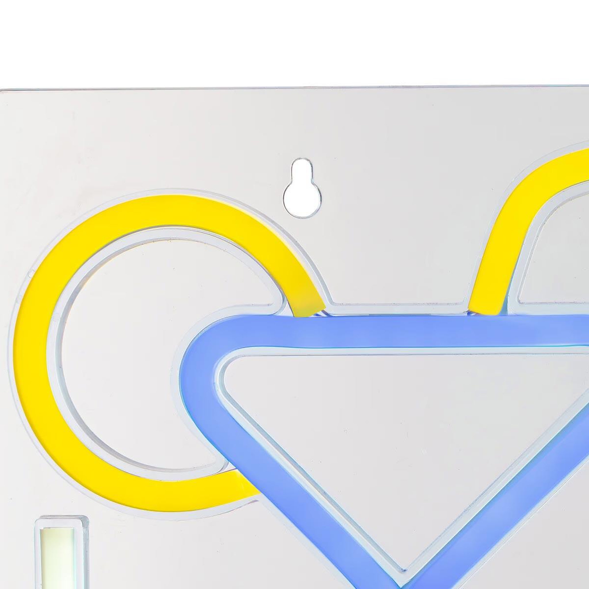 Voir la diapositive 2 : ATMOSPHERA Lampe Murale Néon LED  Bar  42cm Multicolore