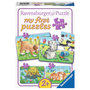 Voir la diapositive 1 : RAVENSBURGER RAVENSBURGER Cute pets puzzle, 4 in 1