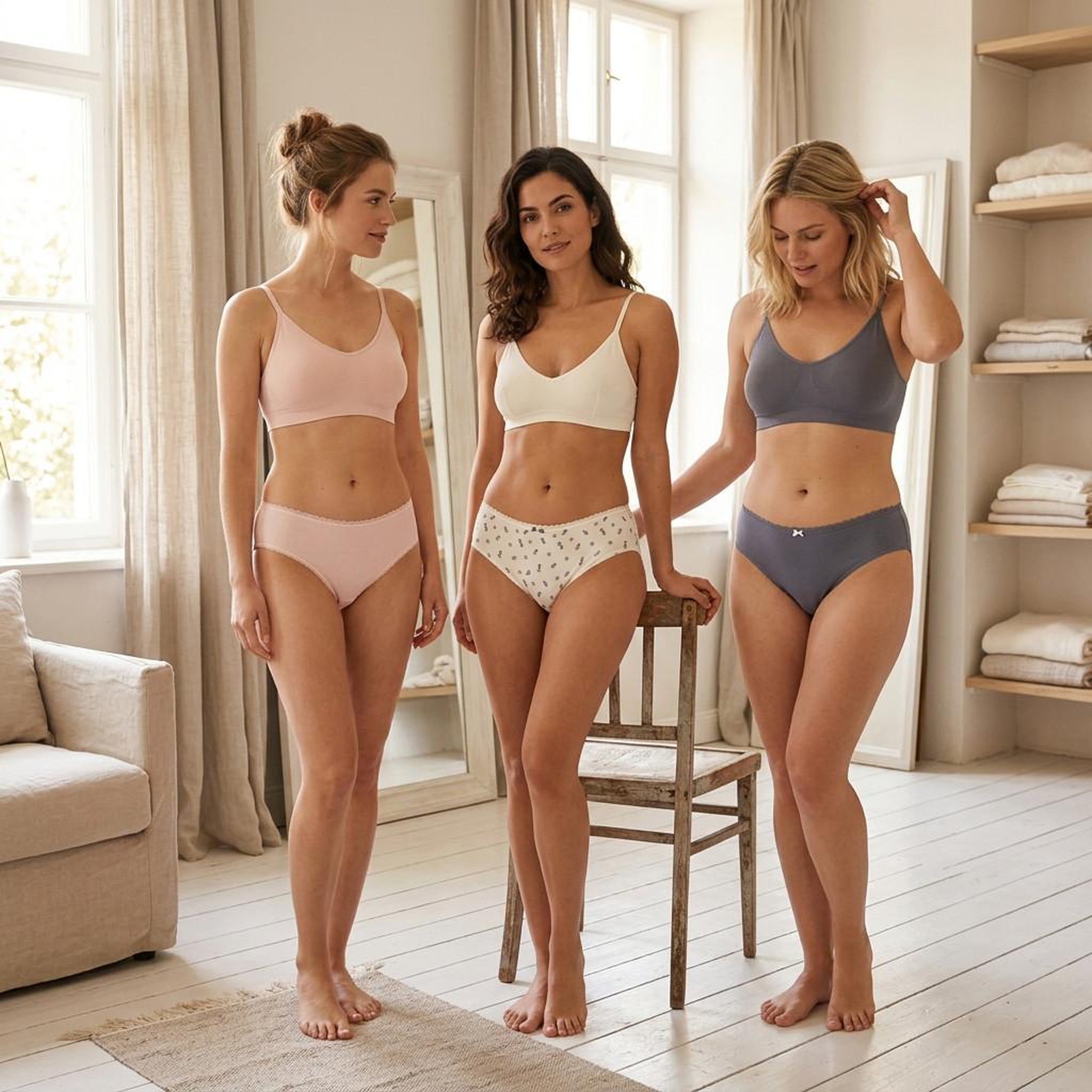 Voir la diapositive 2 : OZABI OZABI Pack de Culottes Femme Coton – Lot de 6