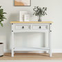 Voir la diapositive 1 : VIDAXL Table console Gamme  Pin mexicain Blanc 90x34,5x73 cm
