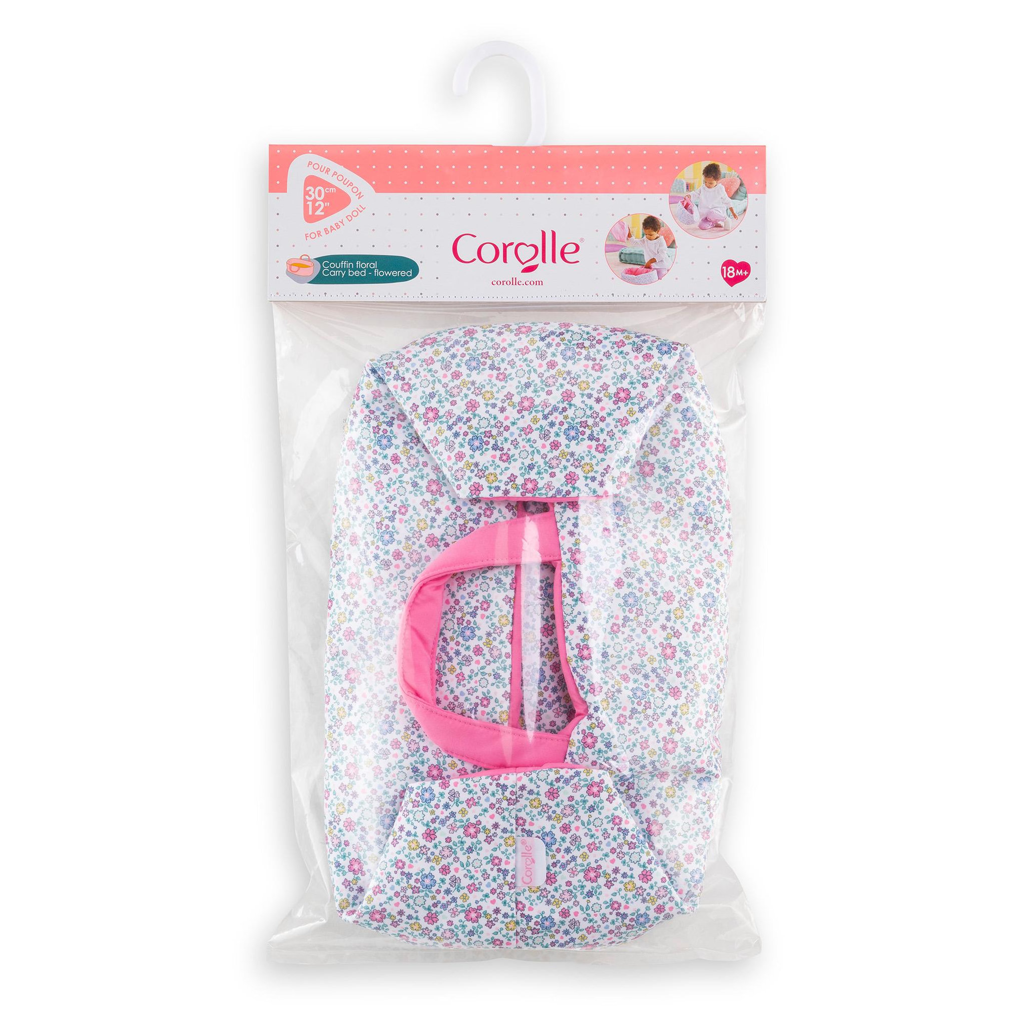 Voir la diapositive 4 : Corolle Couffin Floral pour poupon 30 cm