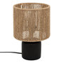 Voir la diapositive 1 : ATMOSPHERA Lampe à Poser en Céramique  Koby  24cm Noir & Naturel