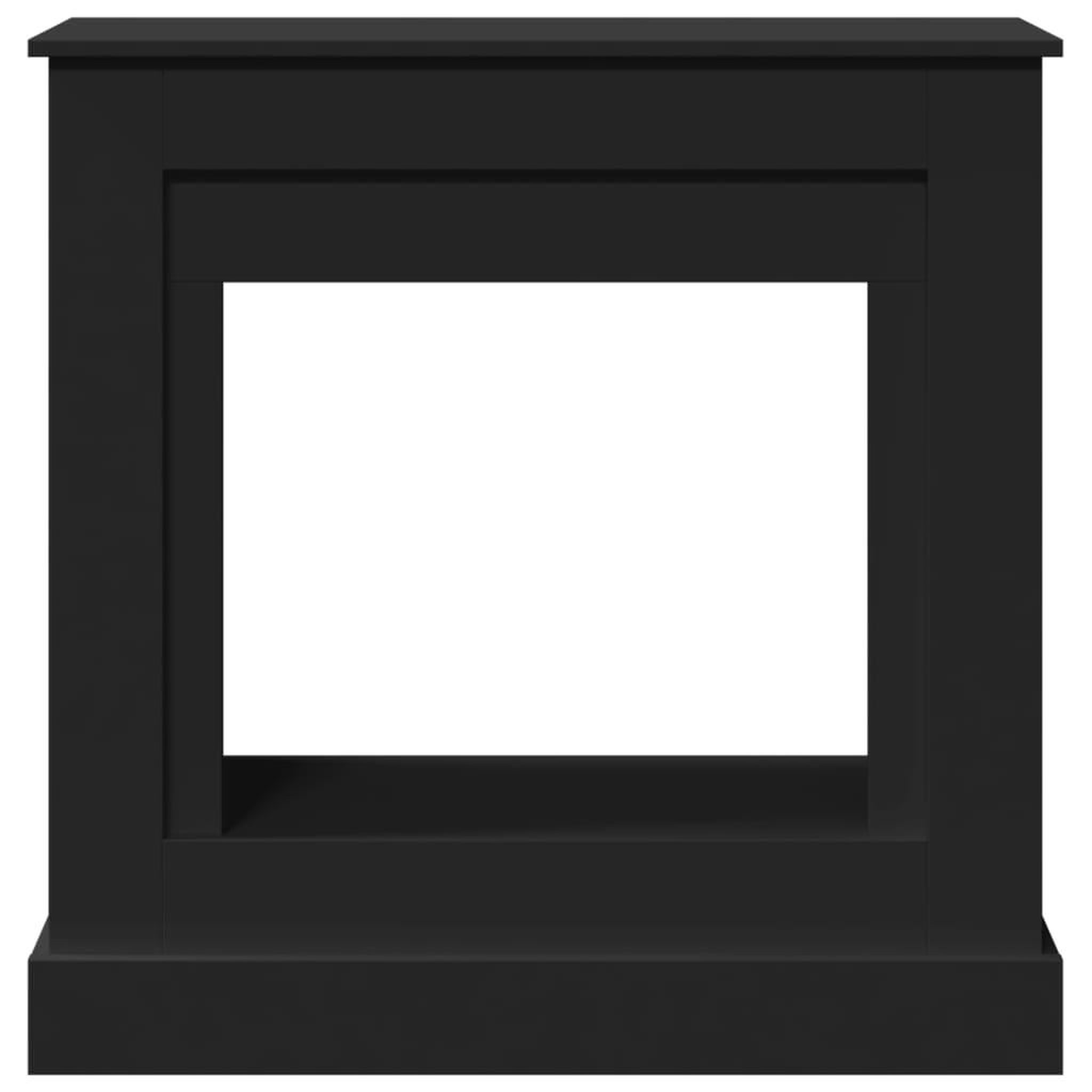 Voir la diapositive 4 : VIDAXL Cadre de cheminee noir 90x30x90 cm bois d'ingenierie