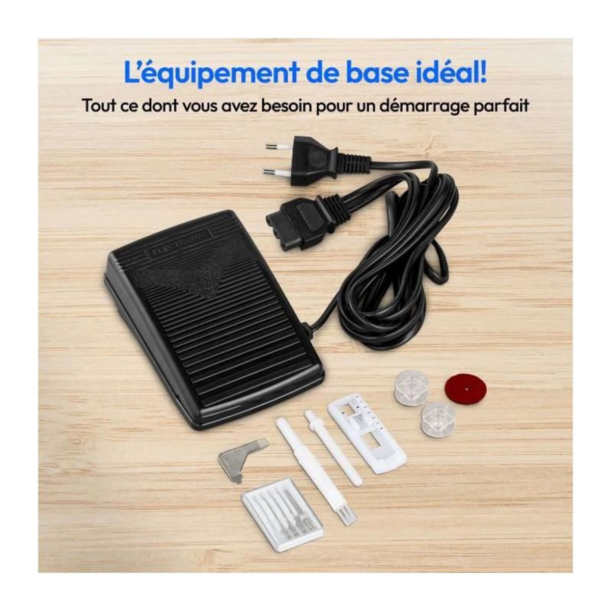 Medion Machine a Coudre - MEDION - SM 70 - 71W - 12 Points - 700 tr/min - LED - Blanc