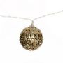 Voir la diapositive 3 : ATMOSPHERA Guirlande Lumineuse Led  10 Boules  165cm Or