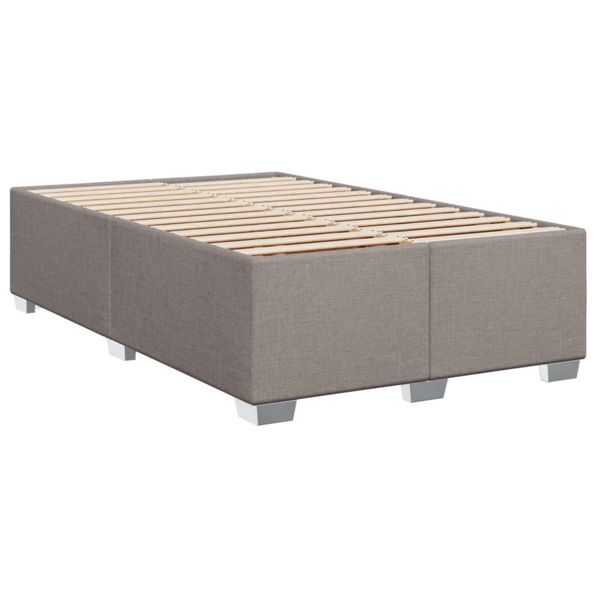 Voir la diapositive 3 : VIDAXL Cadre de lit sans matelas taupe 120x200 cm tissu