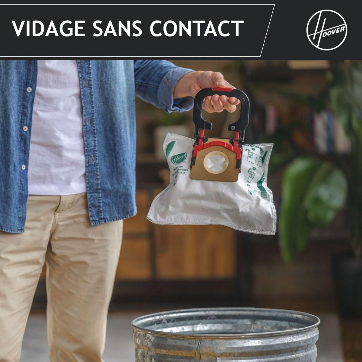 HOOVER Aspirateur avec sac HE313HE Eco Responsable