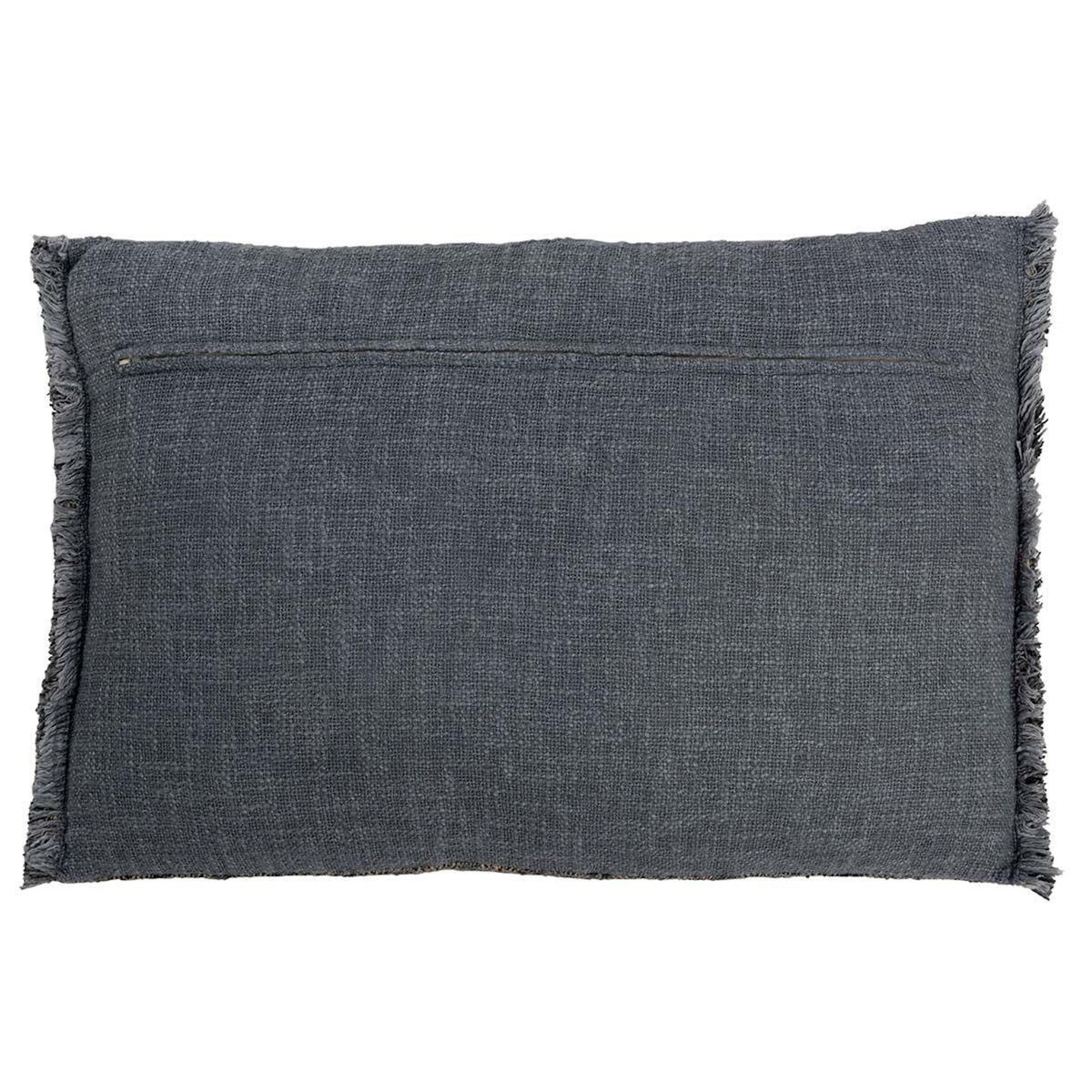 Paris Prix Coussin Déco en Coton  Edud  40x60cm Bleu