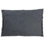 Voir la diapositive 2 : Paris Prix Coussin Déco en Coton  Edud  40x60cm Bleu