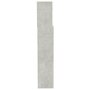Voir la diapositive 4 : VIDAXL Armoire de tete de lit Gris beton 200x19x103,5 cm