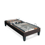BELLECOUR BELLECOUR LITERIE | Sommier électrique ROCHEREAU | Lattes & Plots. Coloris disponibles : Gris