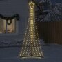 Voir la diapositive 3 : VIDAXL Guirlande de sapin de Noël 447 LED blanc chaud 249 cm