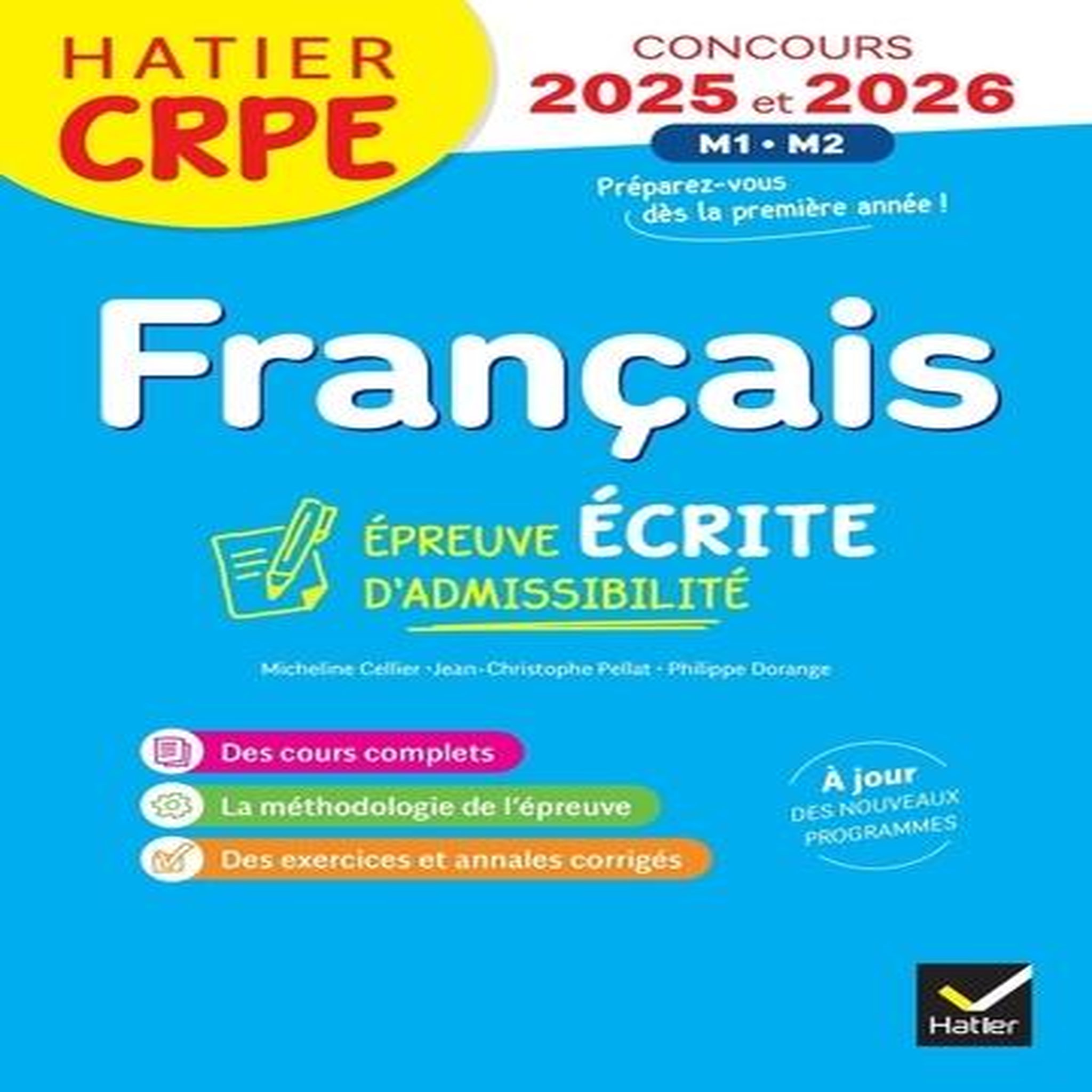 FRANCAIS CRPE. EPREUVE ECRITE D'ADMISSIBILITE, EDITION 2025-2026, Cellier Micheline