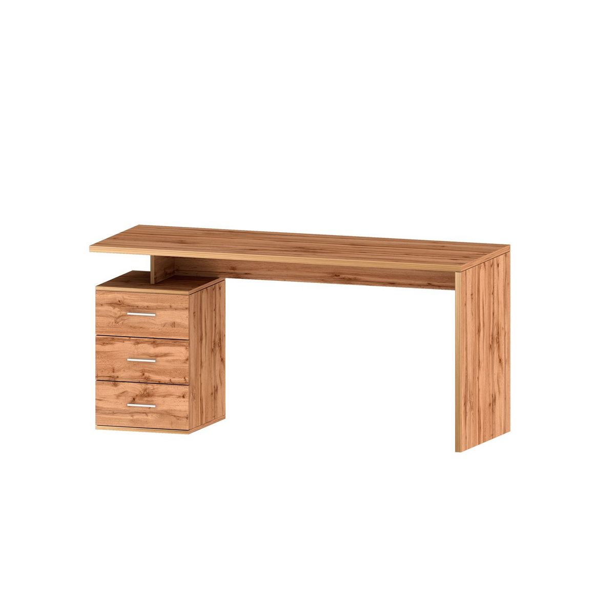 Bureau droit 3 tiroirs L160 cm VASTO
