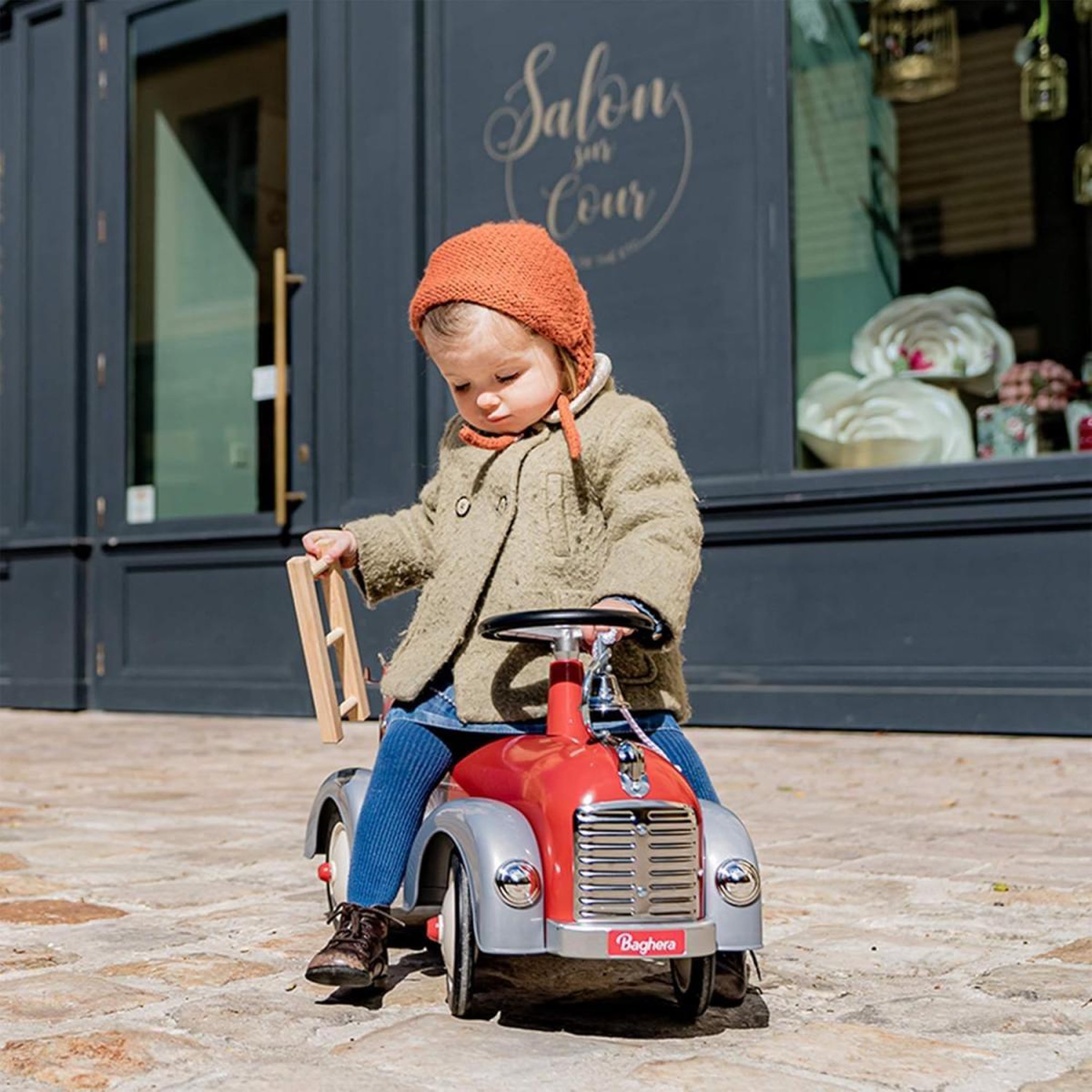 Voir la diapositive 2 : Baghera Vehicule enfant speedster pompier