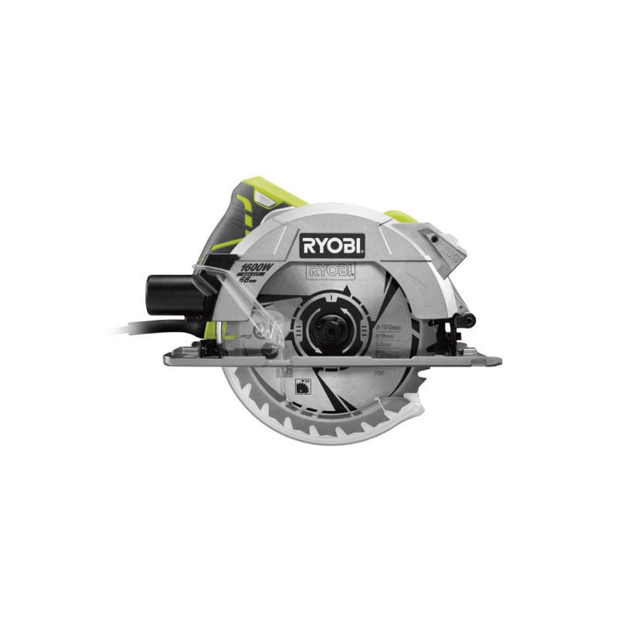 Voir la diapositive 2 : Ryobi Scie circulaire RYOBI 1600W 66mm RCS1600-K