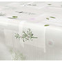 Voir la diapositive 3 : HABITABLE Nappe en toile cirée rectangulaire Aromatic - 140 x 250 cm - Ecru