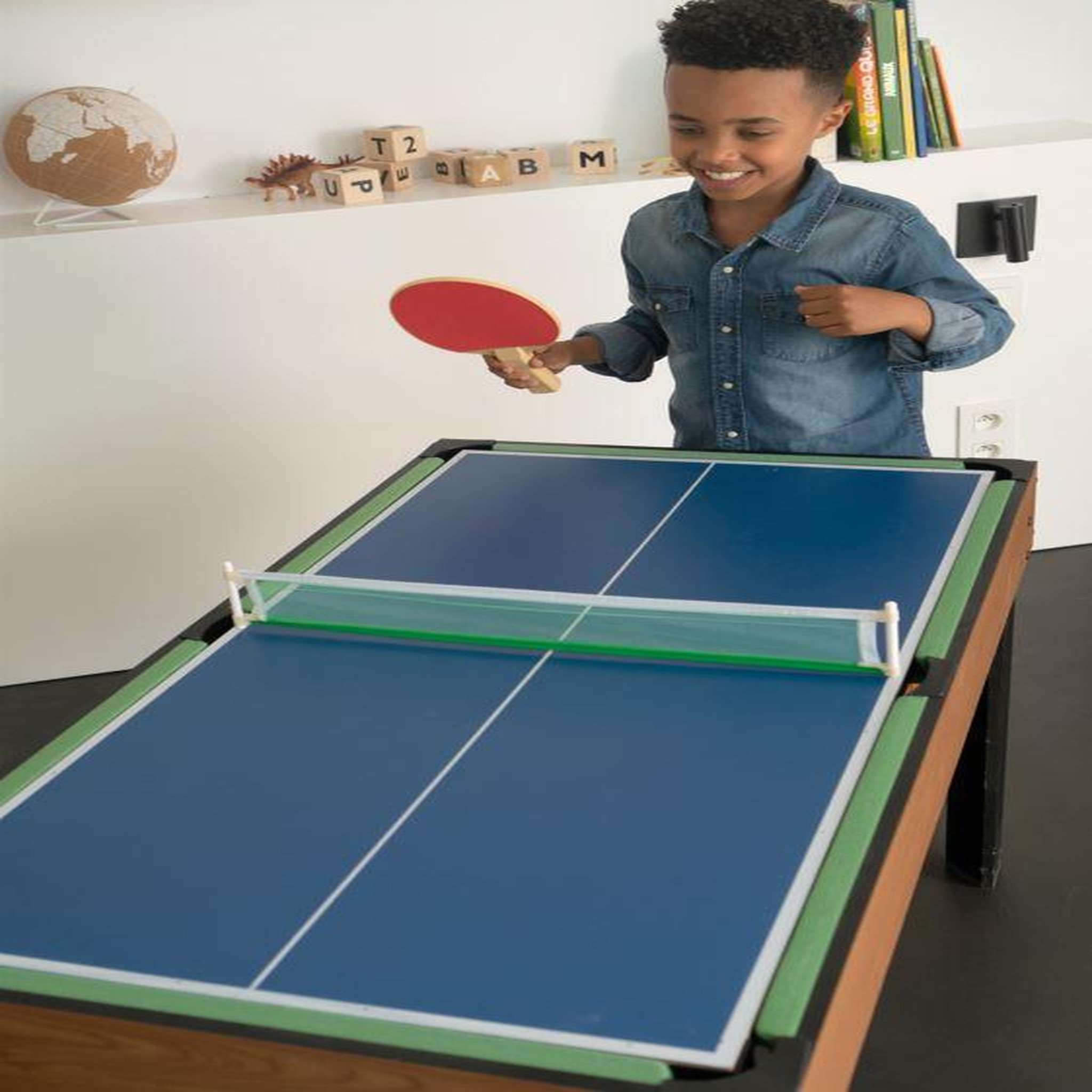 Voir la diapositive 5 : One Two Fun Table de jeux 5 en 1