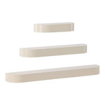 Paris Prix Lot de 3 Étagères Design  Glow  135cm Beige