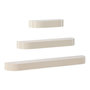 Voir la diapositive 1 : Paris Prix Lot de 3 Étagères Design  Glow  135cm Beige