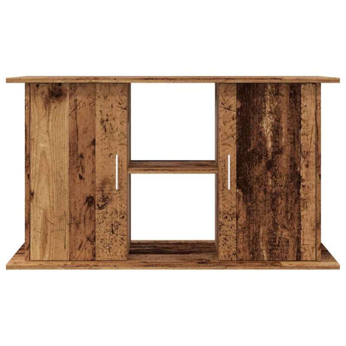 VIDAXL Support pour aquarium vieux bois 101x41x58 cm bois d ingénierie
