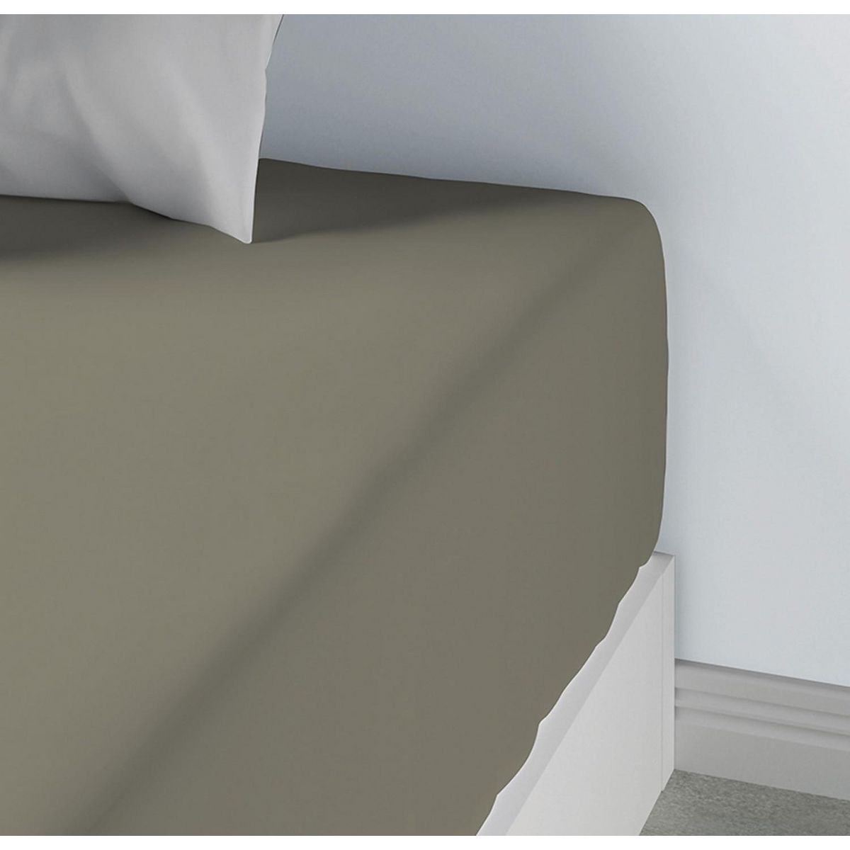 Les Ateliers du Linge Drap housse 100% coton 115g 57fils