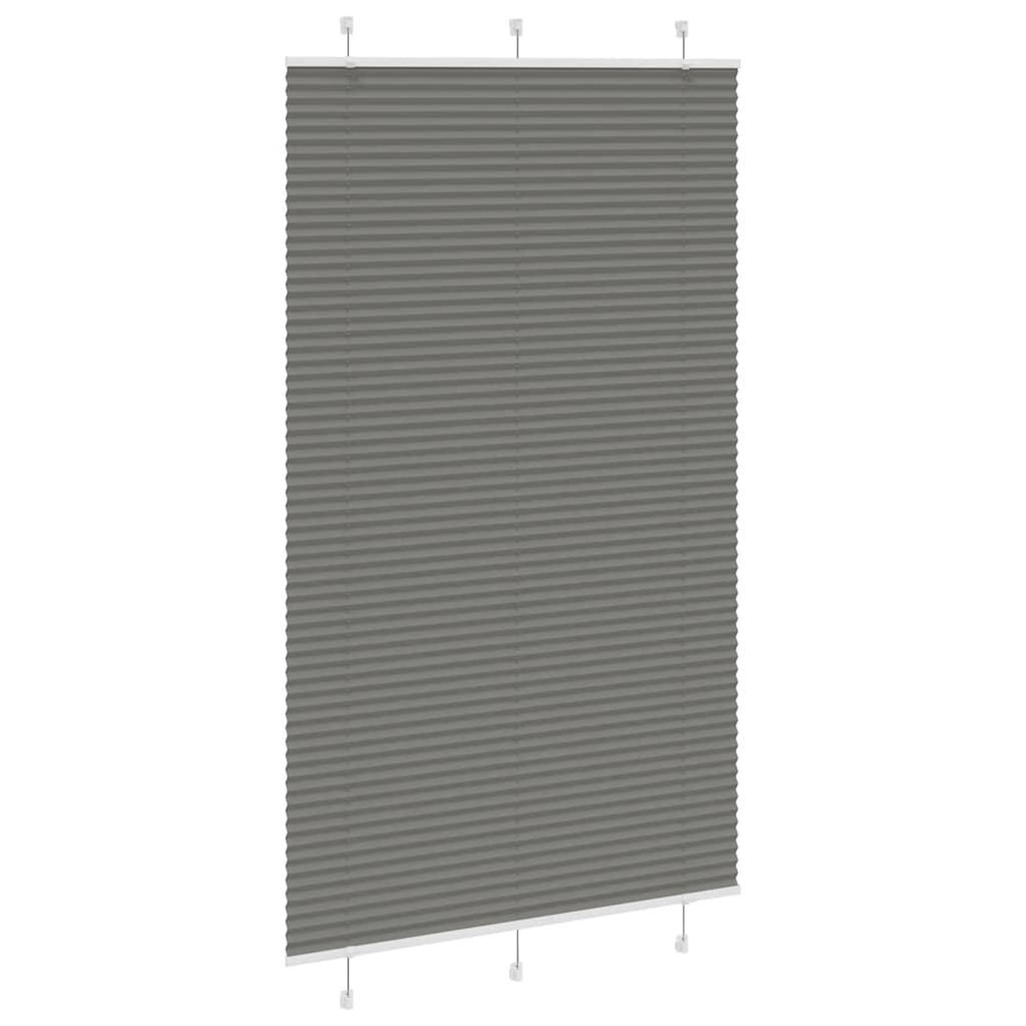 Voir la diapositive 3 : VIDAXL Store plisse anthracite 120x200 cm largeur du tissu 119,4 cm