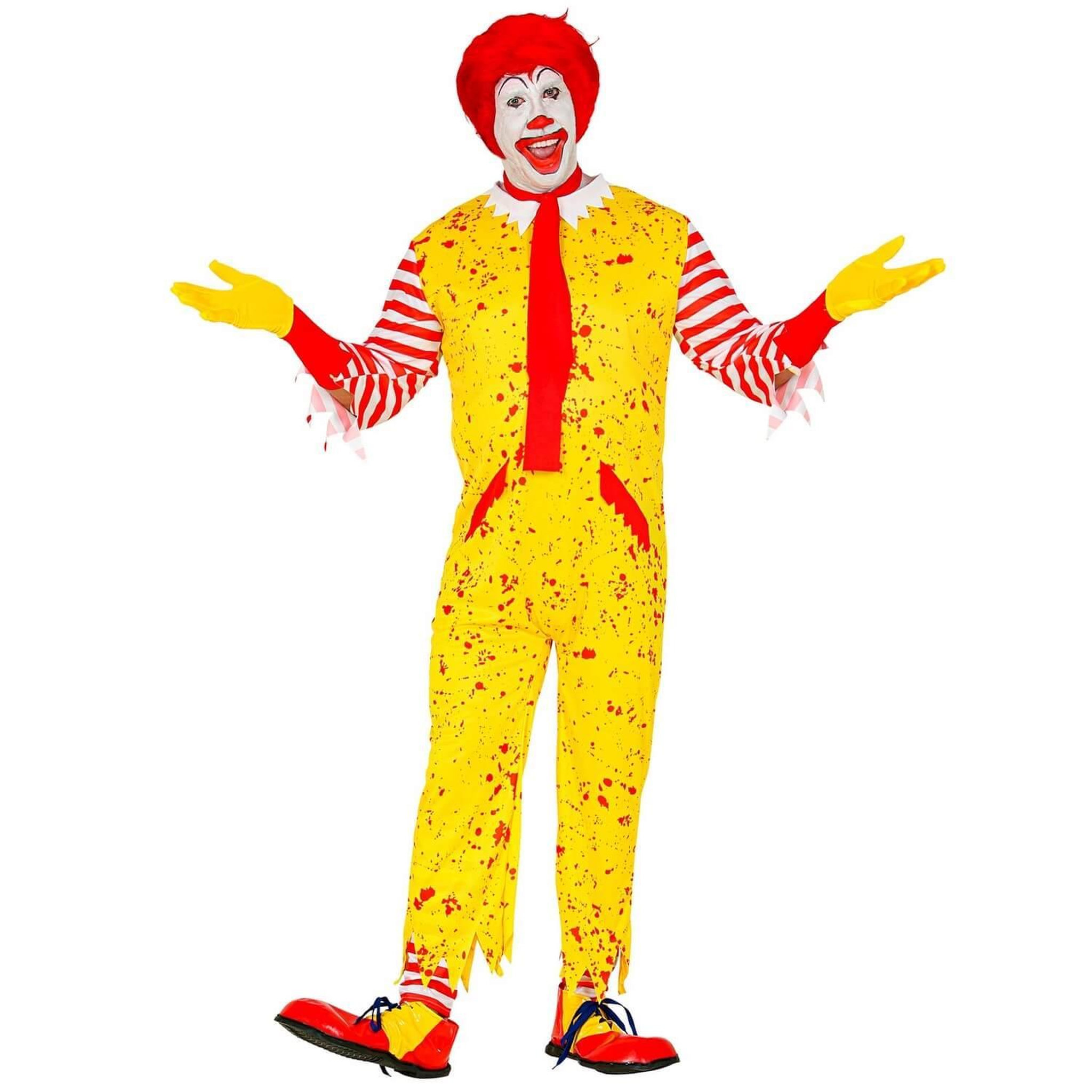 Voir la diapositive 2 : WIDMANN Déguisement clown McKiller - Adulte - L