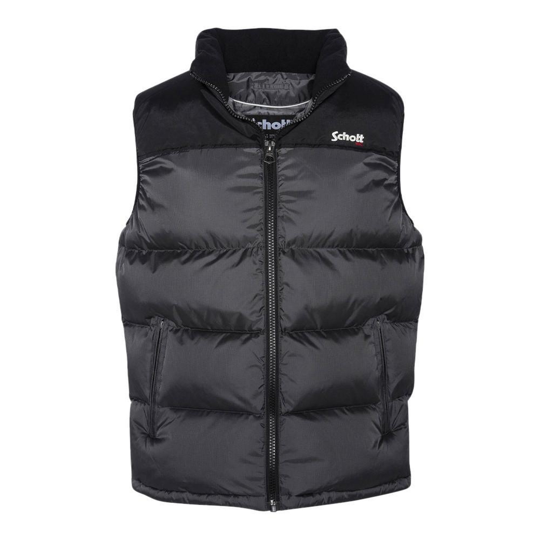 Schott Doudoune sans manche  Homme Schott UTAHV. Coloris disponibles : Gris