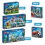 Voir la diapositive 7 : LEGO City 60370 La course poursuite au poste de police, Voiture Jouet et Moto, Prison, 4 Minifigurines et Figurine de Chien, Évasion Prison