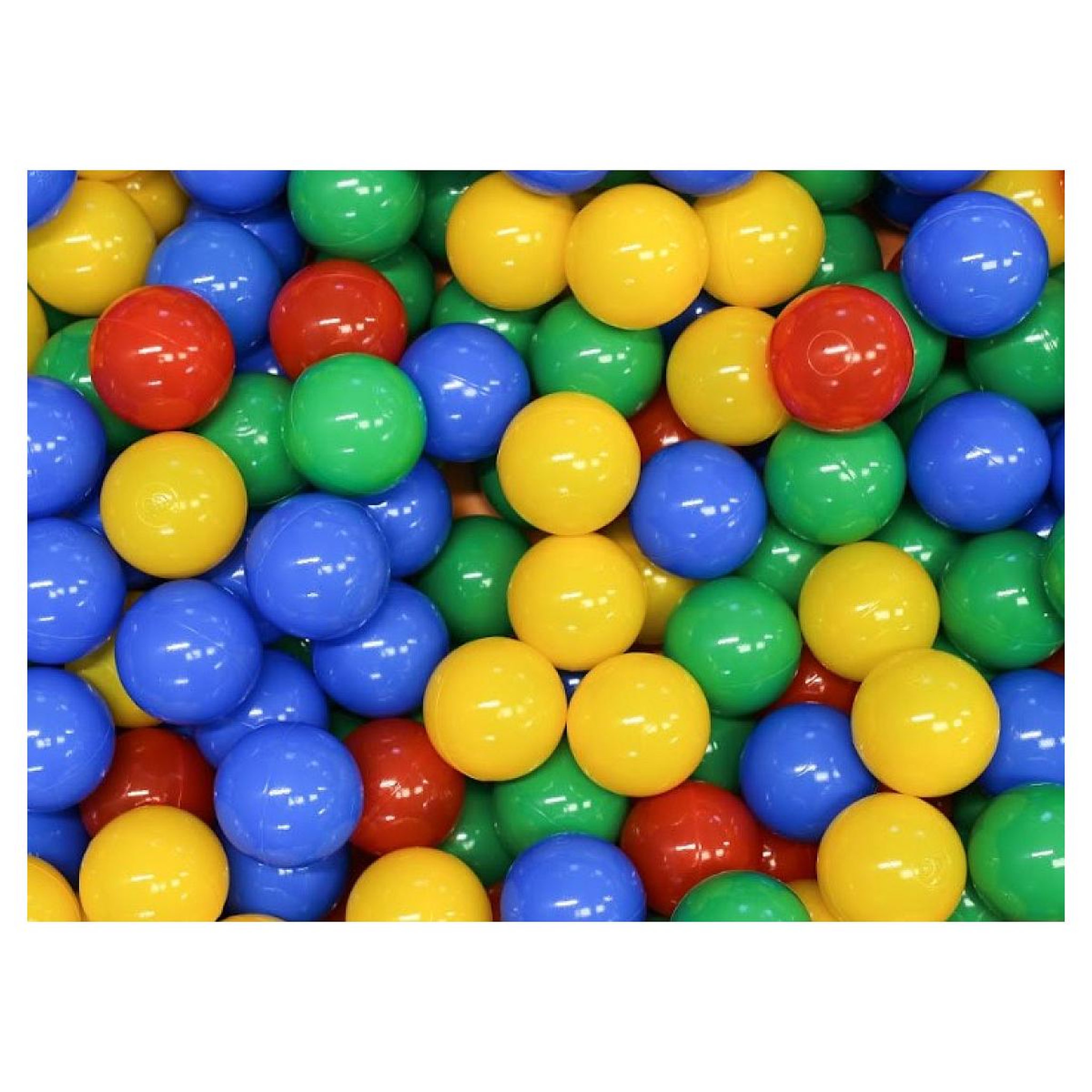 Voir la diapositive 2 : IGLU 500 balles de jeu en mousse multicolore