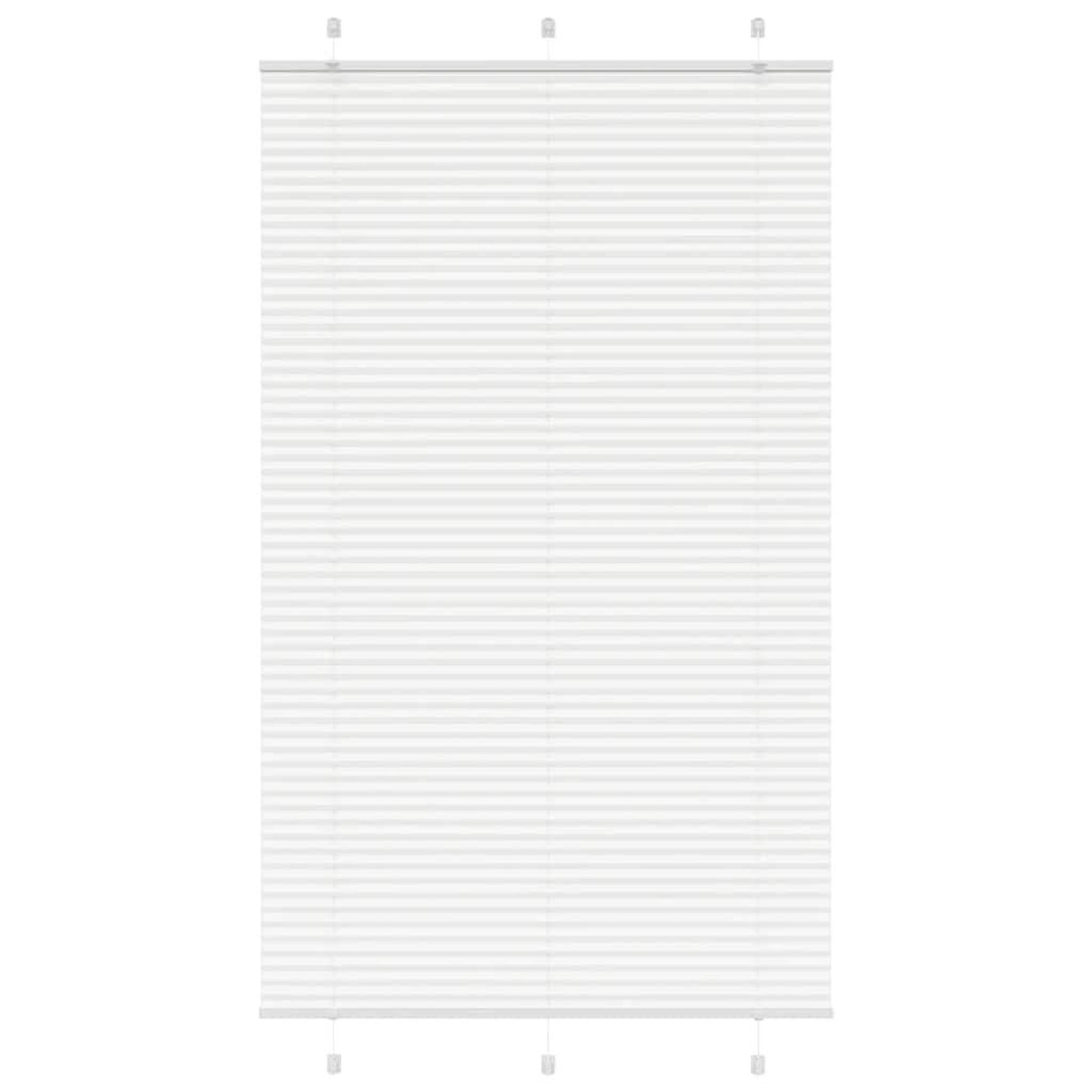 VIDAXL Store plisse blanc 115x200cm largeur du tissu 114,4cm polyester