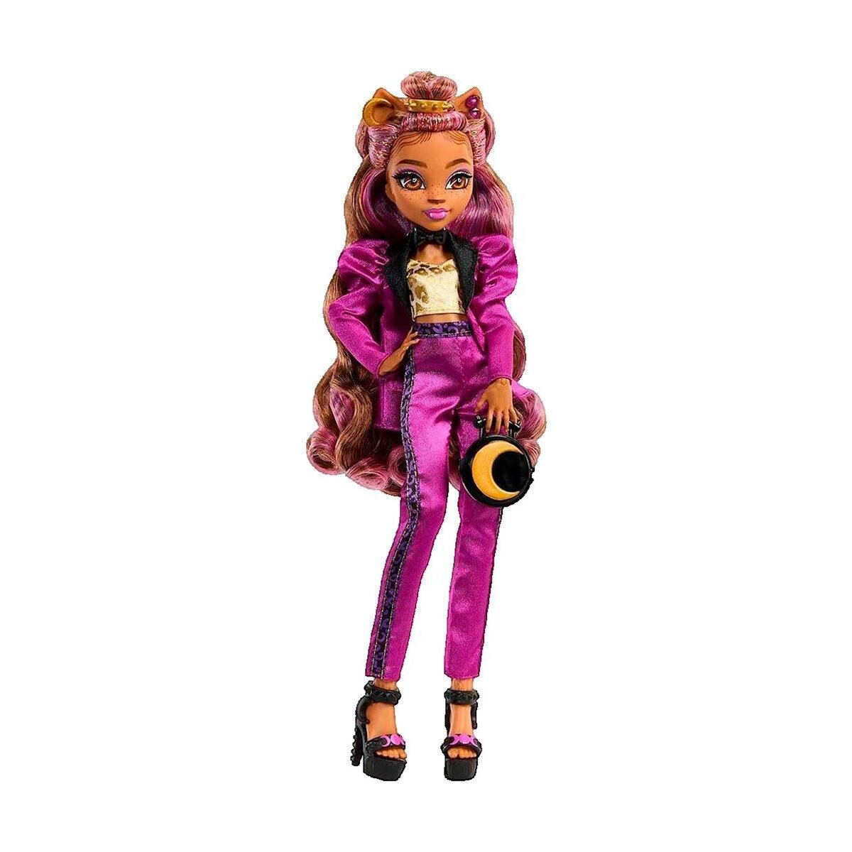 MATTEL Poupée Mattel Clawdeen Wolf rose Monster High