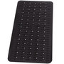 Voir la diapositive 1 : RIDDER RIDDER Tapis de bain antiderapant Playa 80 x 38 cm Noir 68310