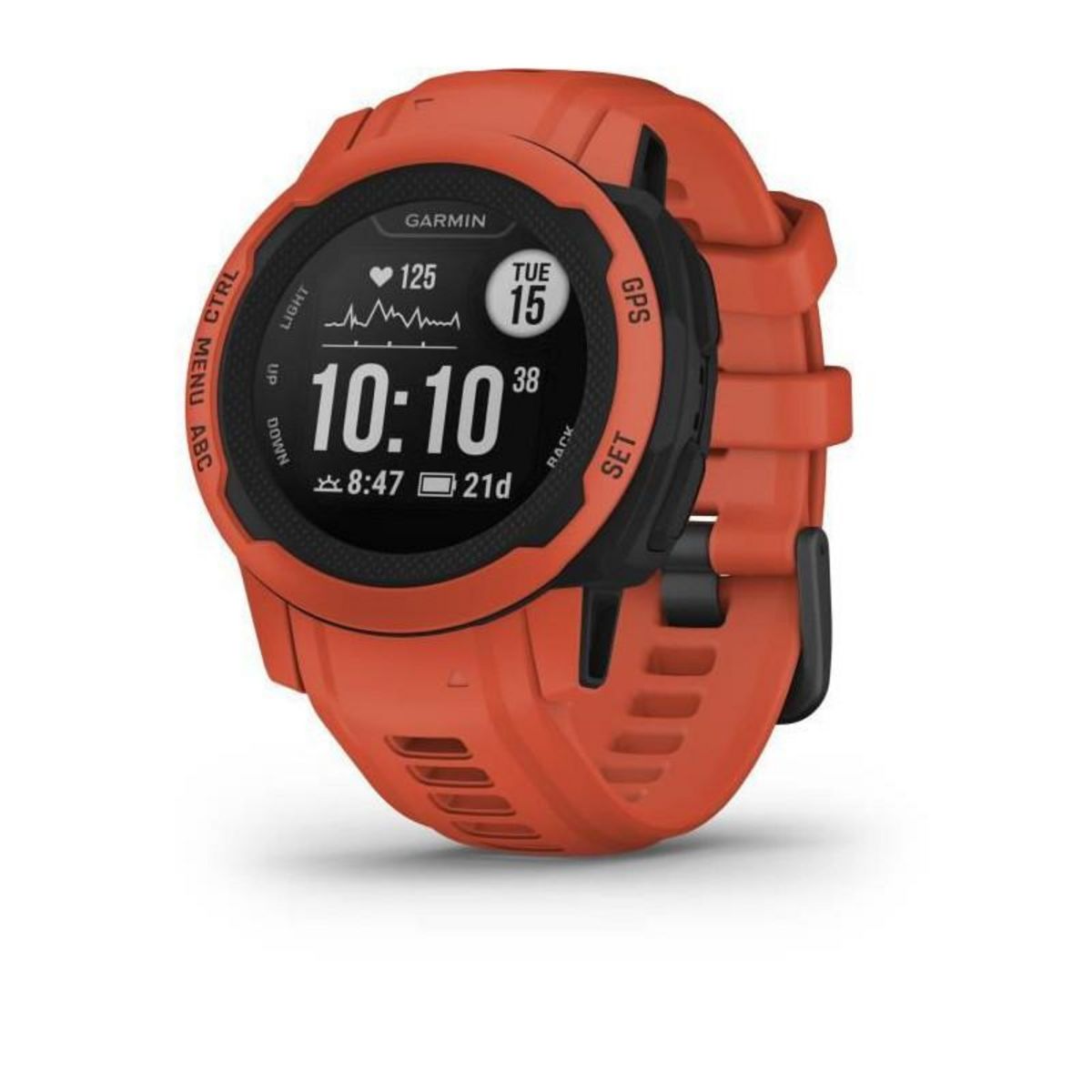 GARMIN Montre connectee - GARMIN - Instinct 2S - Poppy