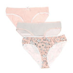 Lulu Castagnette Lot x3 Culottes Rose/Grise Femme Lulu Castagnette. Coloris disponibles : Rose