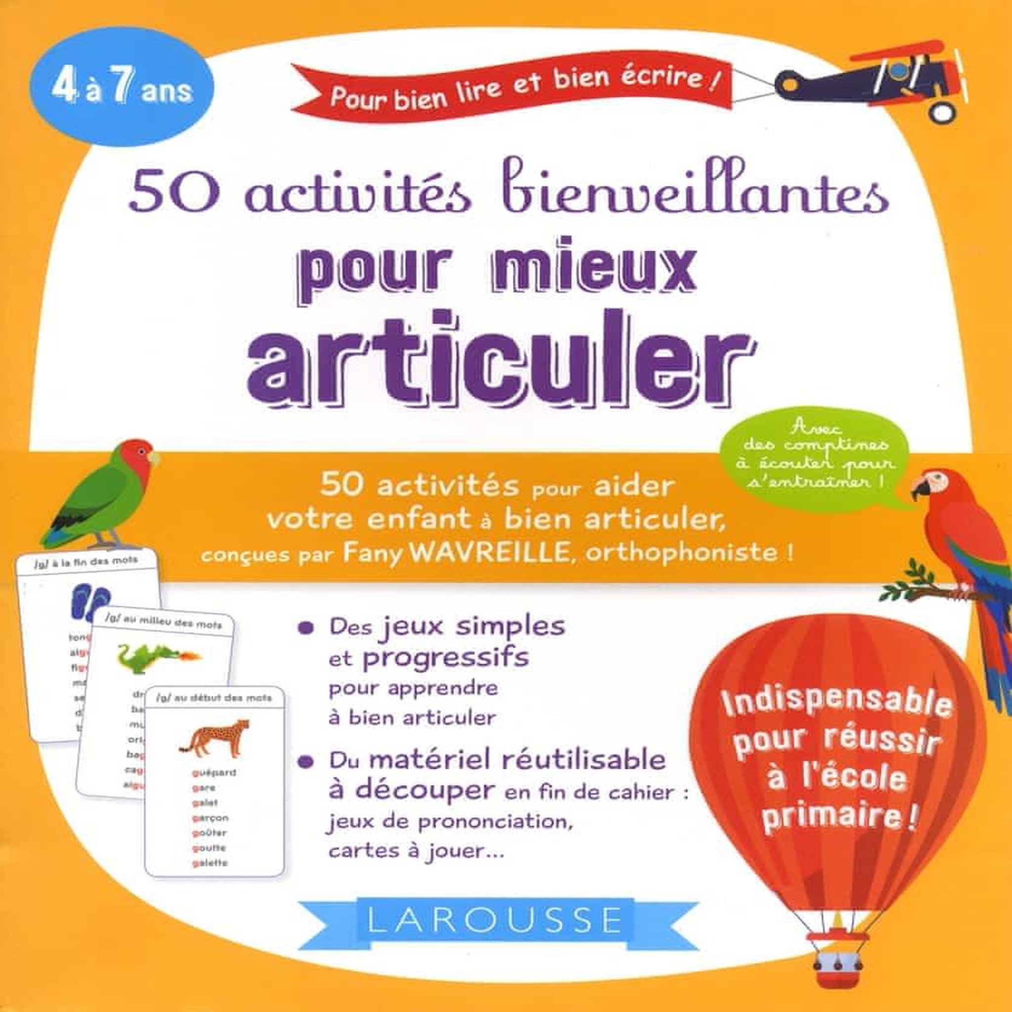50 ACTIVITES BIENVEILLANTES POUR MIEUX ARTICULER, Lafargue-Wavreille Fany