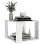 Voir la diapositive 3 : VIDAXL Table basse Blanc brillant 40x40x30 cm Bois d'ingenierie