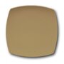 YODECO Assiette plate carrée couleur Marron - L 26 cm - Tokio