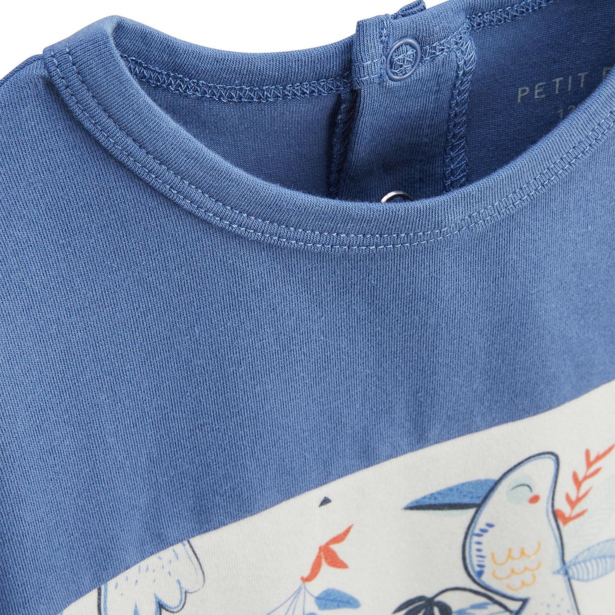 Voir la diapositive 3 : Petit Béguin Ensemble enfant t-shirt et pantalon en gaze de coton Mexico