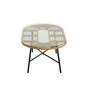 Voir la diapositive 3 : Paris Prix Table Basse de Jardin  Celeste  90cm Naturel & Noir