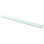 Voir la diapositive 2 : VIDAXL Panneaux d'etagere 2 pcs Verre Transparent 110x12 cm